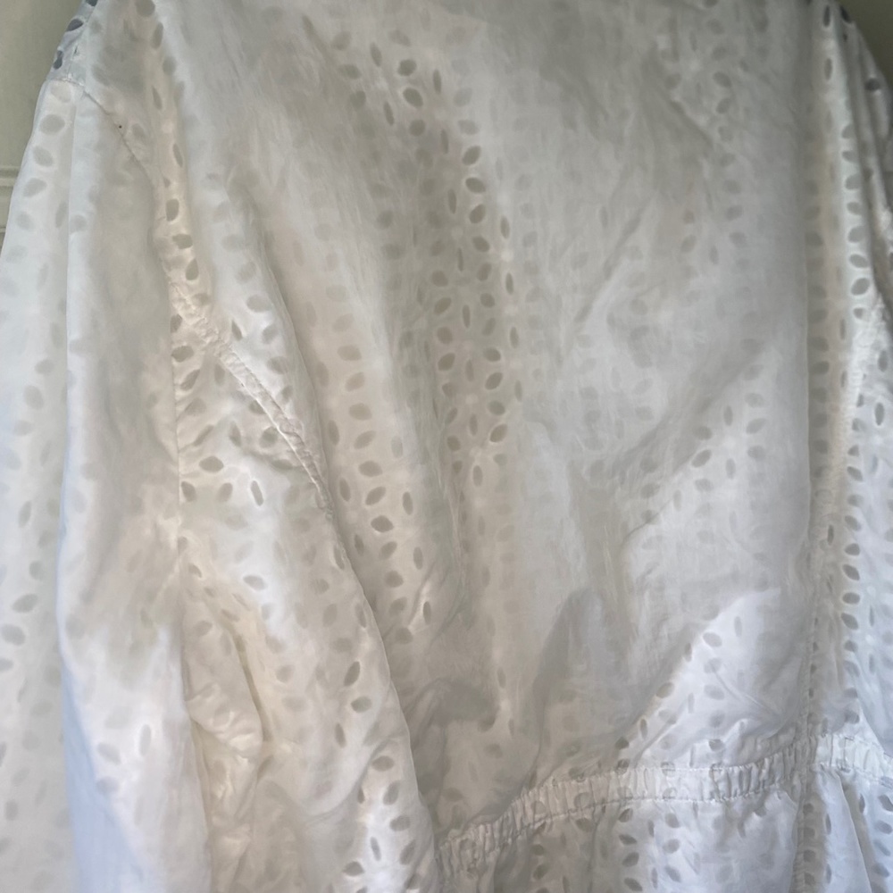 *SET* Chico's Zenergy Collection White Eyelet Jacket & Tank - Sz XL (Chico's 3) - Picture 7 of 13